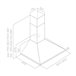 Campana decorativa piramidal TURBOAIR CERTOSA IX/A/90/PB Inox