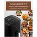 Freidora de aire Proscenic T22 - 5L, 11 modos de cocción Negro