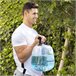 Pesa Rusa de Agua para Entrenamiento Fitness con Guía de Ejercicios Negro