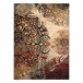 Alfombra de lana POLONIA Boho Rosetón 170x235 Multicolor