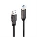 Cable USB A a USB B 43098 Negro