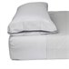 Set 2 fundas de almohada de algodón Plata