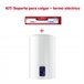 Termo eléctrico, Ariston, Lydos Eco Blu 80 litros + Soporte de pared Instafix | Clase Energetica B Blanco Lacado