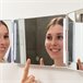 Espejo para Baño con Luz LED y Visión 360º Blanco