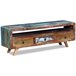 Mueble TV cajones madera reciclada estilo antiguo 2502100 Marron
