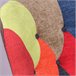 Sillón vintage tapizado en tela patchwork - Capitone Multicolor