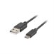 Cable Micro USB CA-USBM-20CU-0010-BK Negro