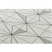 Alfombra de cuerda sisal COLOR Rombos Triángulos 160x230 Gris