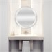 Espejo de pared con LED Maratea para baño antivaho redondo 70x3 Plata