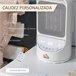 Calefactor Cerámico Portátil HOMCOM 820-245 Blanco