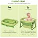 Bañera para Bebé HOMCOM 400-016GN Verde
