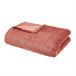 Plaid manta para el sofá de tacto seda alta calidad Terracota