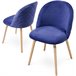 Conjunto de sillas de comedor Azul