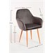 Silla Chic Gris Oscuro