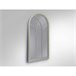 Espejo Arco Medio Punto Cristal Serie Duomo Blanco