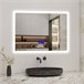 Espejo de baño LED + Bluetooth + Lupa 60x100 Natural