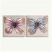 Pintura Lienzo Serie Mariposas Rosa