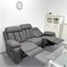 Sofá de 3 Plazas con Función Relax modelo Dublin Gris