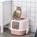 Arenero para Gatos PP PawHut, mascotas - accesorios para gatos Rosa
