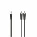 Cable Audio Jack a 2 RCA 00205110 Negro