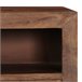 Mueble de TV de madera maciza de Sheesham cajones 2502062 Marron