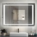 Espejo de baño LED＋antivaho＋interruptor táctil 60x100 Blanco