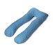 Acomoda Textil - Almohada Embarazada Cuerpo Completo. 65x140 Azul Marino