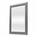 Espejo de pared Ocre rectangular con ganchos 74x2 Plata