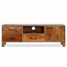 Mueble TV en madera maciza vintage cajones, compartimento 2502184 Marron