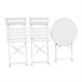 Conjunto de mesa y sillas de jardín plegables Teresa Blanco