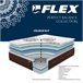 Colchón CELSIUS NxT X9 FLEX® de Muelle Continuo Multielástic® y Viscoelástica con Gel 
