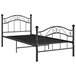 Estructura de cama 90x200 Negro