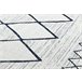 Alfombra de cuerda sisal COLOR 47272/396 Rombos Cuadrados 80x150 Blanco/ Gris