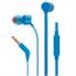 Auriculares intraauditivos JBL T110 Pure Bass Azul