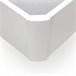 Canapé Abatible de Gran Capacidad Tapa tapizada en 3D Transpirable 150x190 Blanco