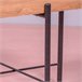 Set de mesas auxiliares en madera de fresno natural - Earth 44x44 Negro
