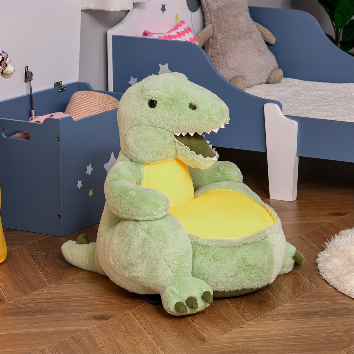 Homcom - Sillón sofá infantil de dinosaurios, Sofás