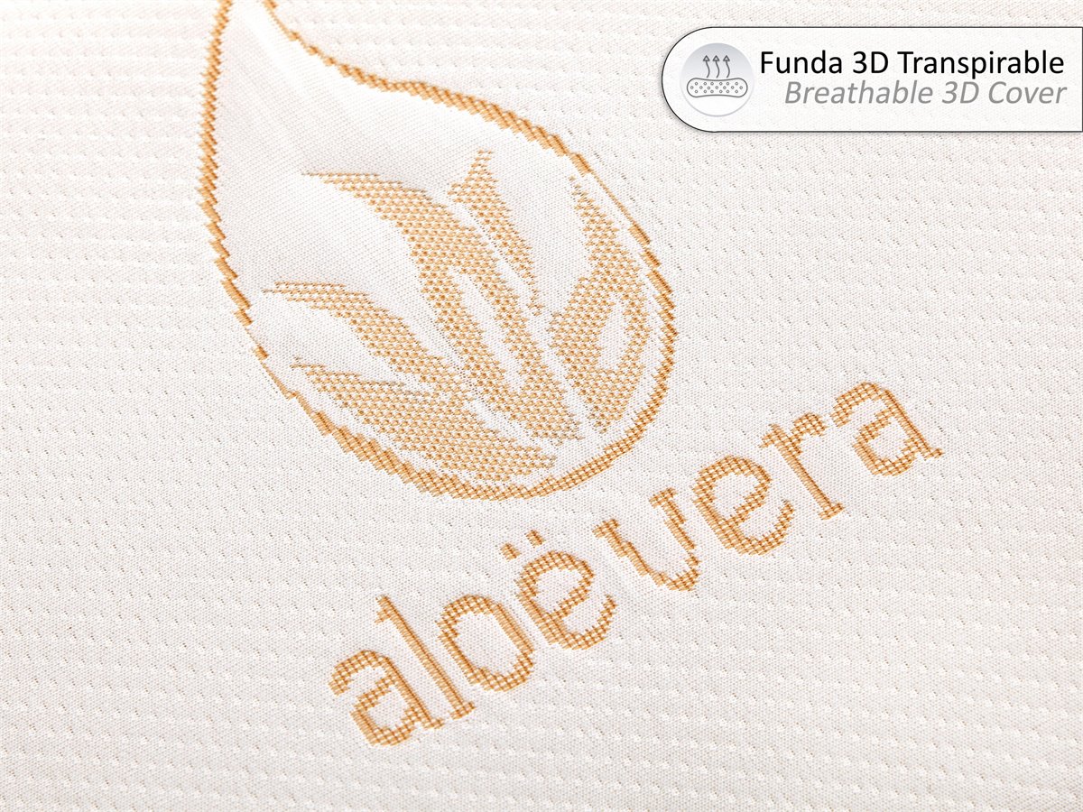 Almohada - 000004 IMPERIAL, Almohada Viscoelástica Aloe Vera Imperial Relax  90 cm