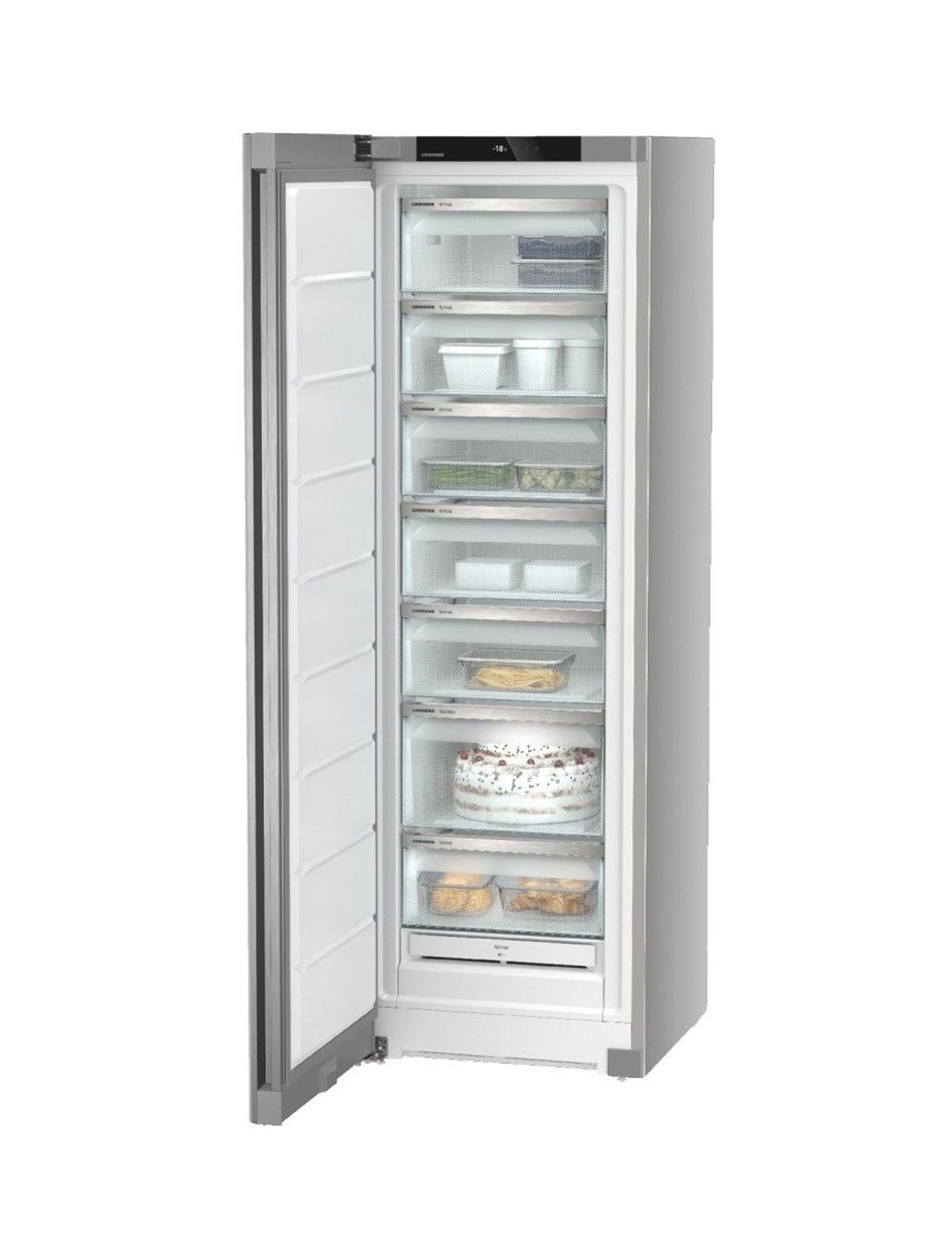 Congelador Vertical Infiniton CV-A182I, Inox,282 l,1,85m, No Frost, A++ / E  - Conforama