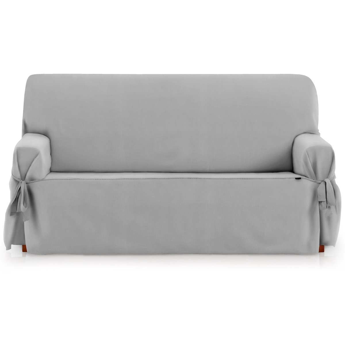 Funda de sofá elastica antimanchas pratico color liso gris