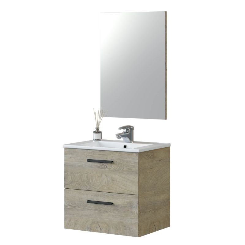 Columna de baño Aruba Blanco brillo 60 x 182 x 29 cm - Conforama