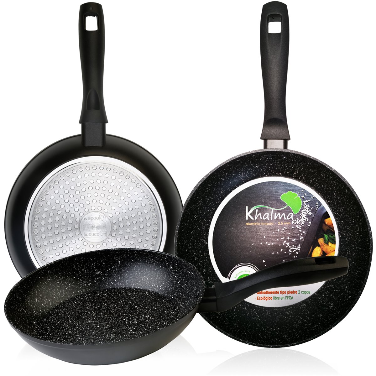 Wok apto para inducción 24cm – Wecook