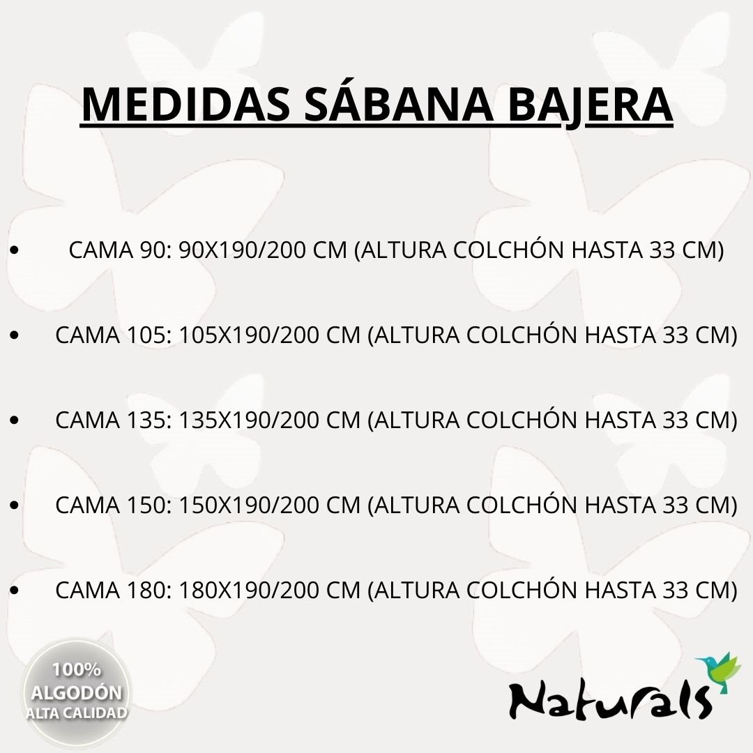 Sábana Bajera Blanco 100 Algodón - 150 x 190 x 30 cm