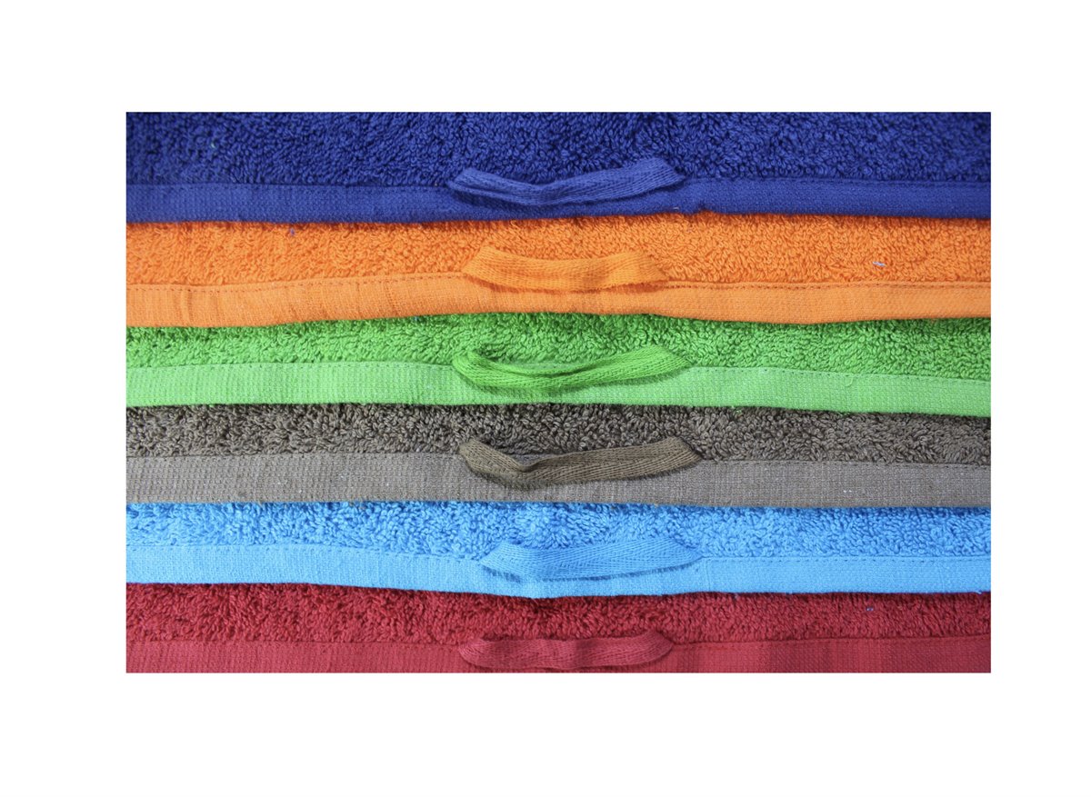Acomoda Textil - 6 Paños de Cocina 100% Algodón. Toallas de Rizo 50x50 cm,  Trapos Absorbentes, Suaves y Resistentes de 500gr/m². Lisos