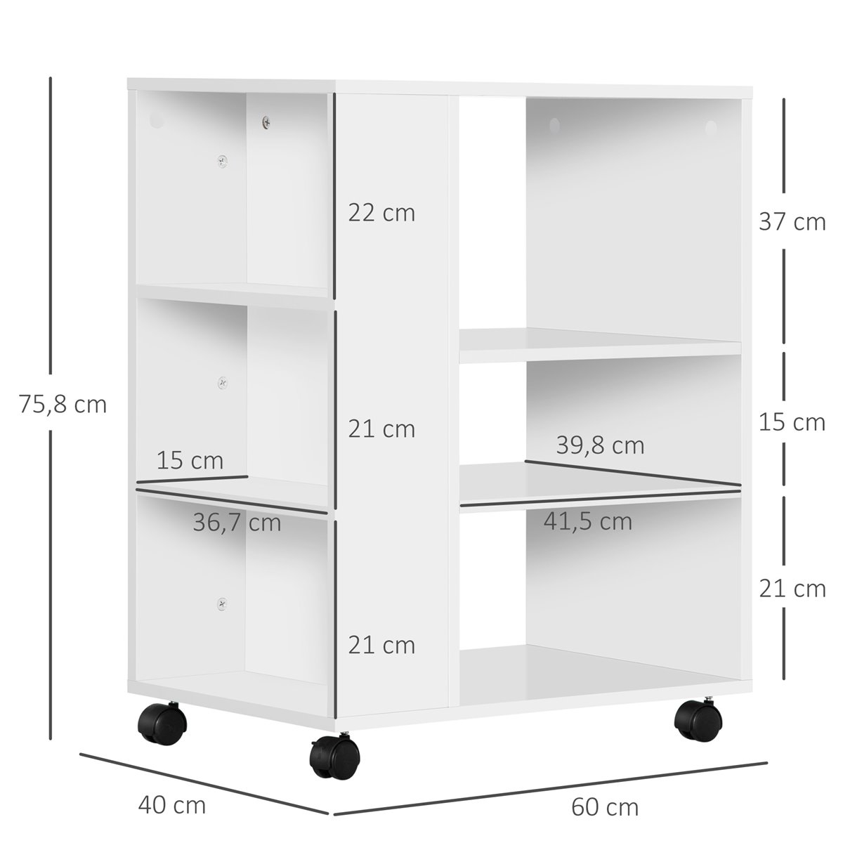 Mueble alto cocina DELINIA blanco 80 x 70 cm (ancho x alto