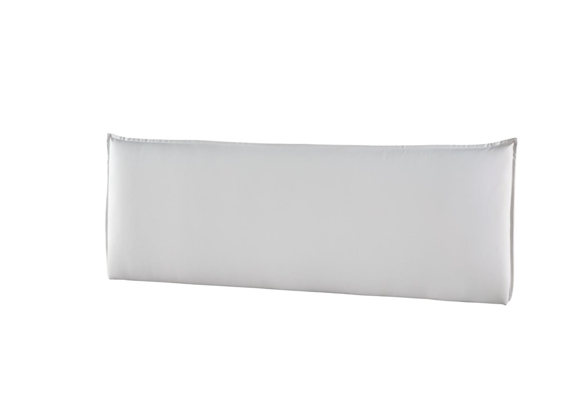 Cabecero Tapizado AGORA para Cama 150 Polipiel Blanco ( 160 x 50 x 7 cm)