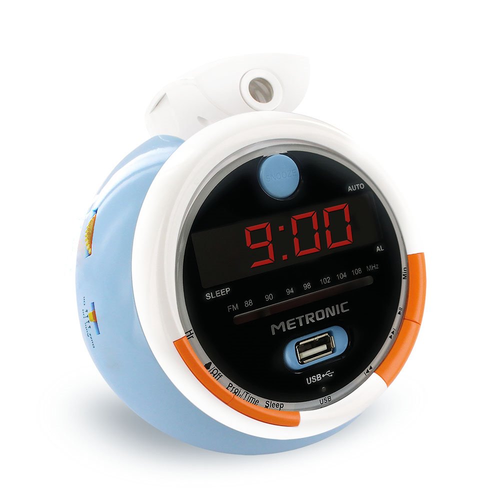 Reloj despertador con proyector Reloj despertador digital para reloj  despertador de moda de cabecera Reloj despertador digital LED con estación  de tiempo