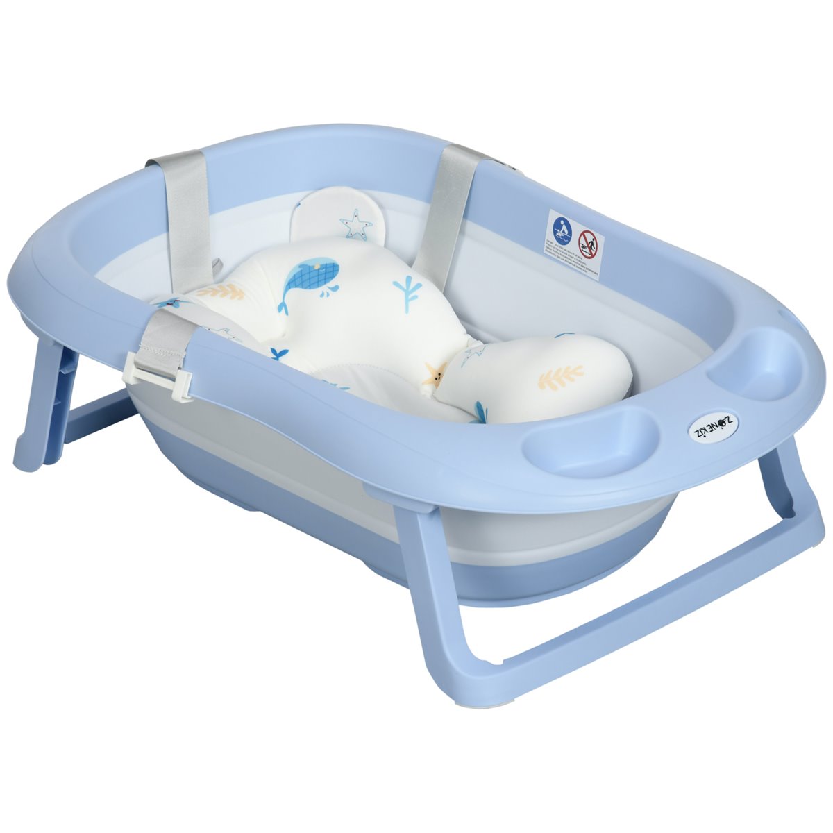 Soporte de baño portátil para bebé, cama antidesli – Grandado