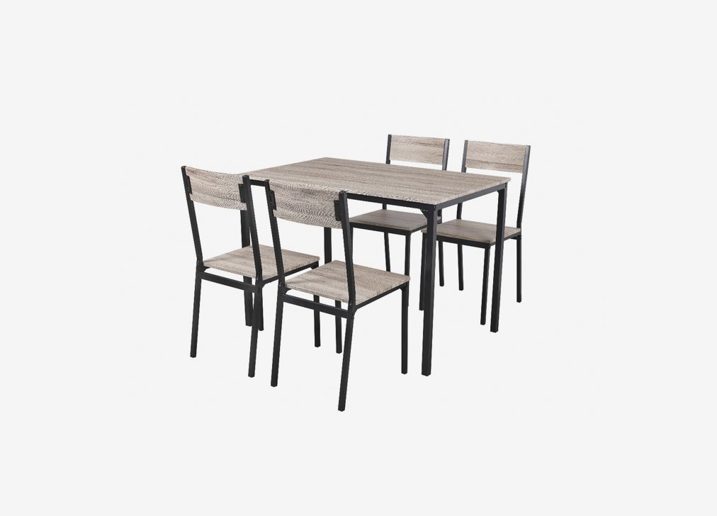 Conjunto de mesa + 4 sillas MILAN 2 - Conforama