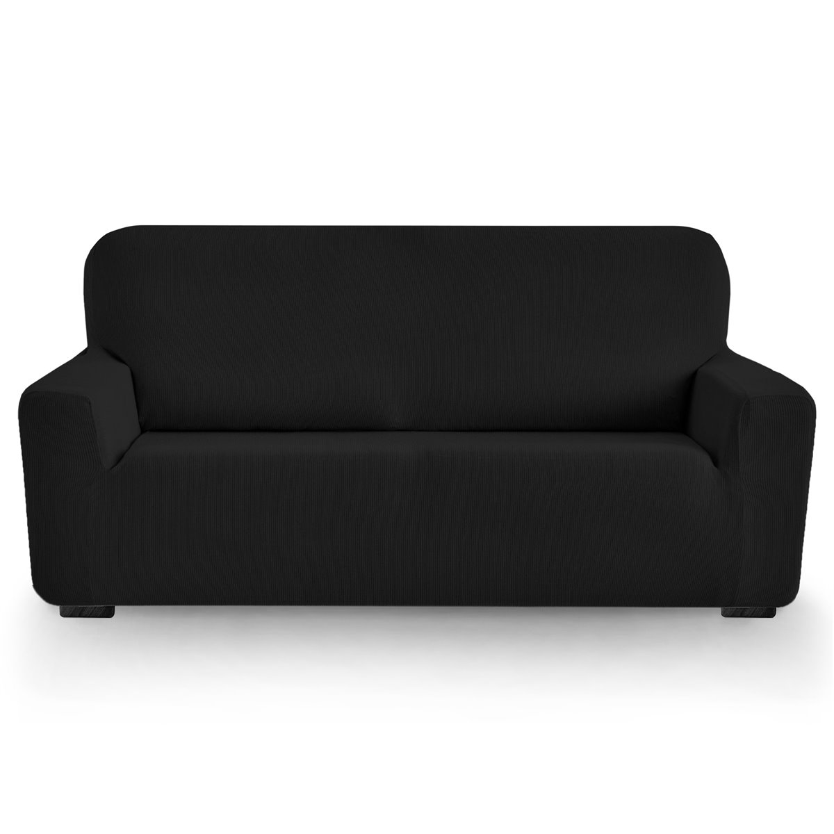 Vipalia Funda cubre sofa acolchado reversible bicolor. Fundas para sofa 3  plazas circulos. Cubre Sofas de salon antimanchas ajustables. Color Azul -  Gris. Funda de sofa 3 plazas (160 cm) - Conforama